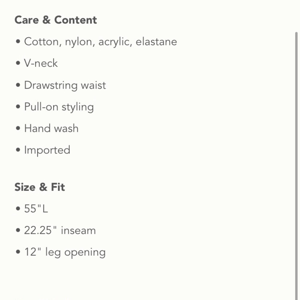 Anthro Daily Practice Sweater Knit Jumpsuit S M - Picture 14 of 14